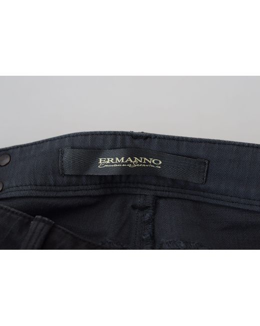 Ermanno Scervino Black Chic Low Waist Skinny Jeans