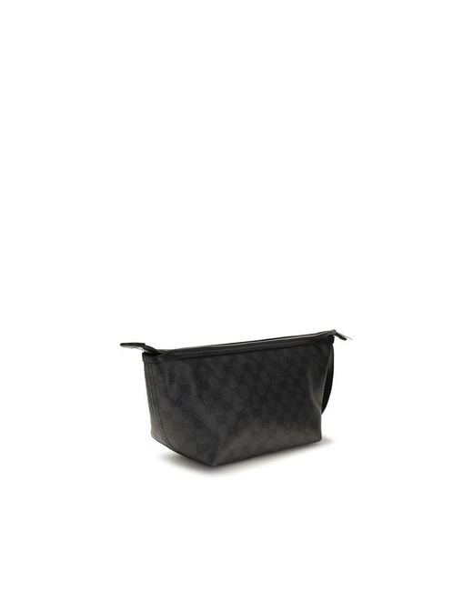 Gucci Black Cotton Clutch Bag