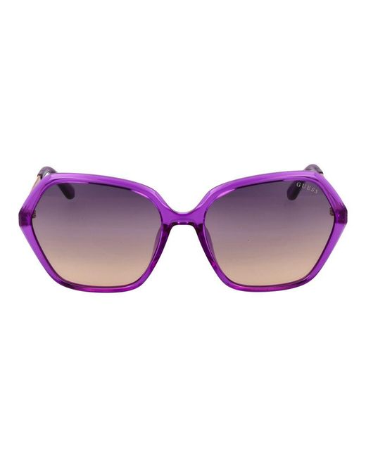 Guess Purple Plastic Sunglasses