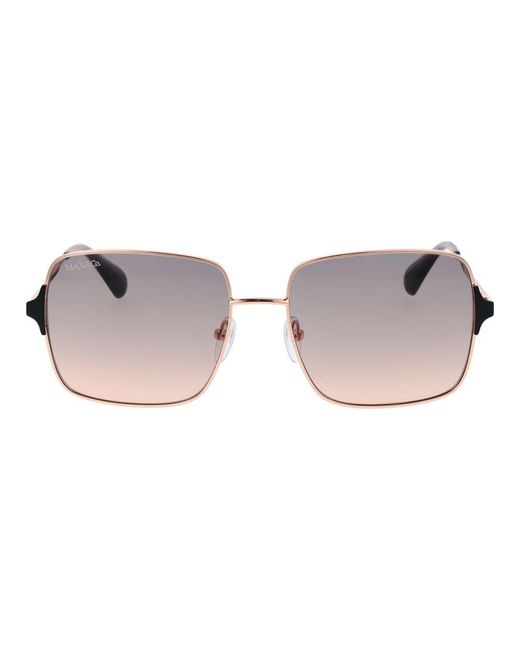 MAX&Co. Metallic Metal Sunglasses