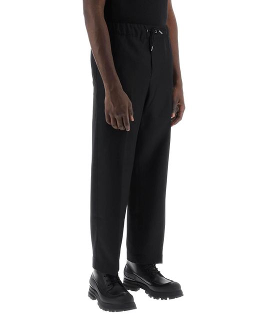 OAMC Black Pants With Elasticated Waistband for men