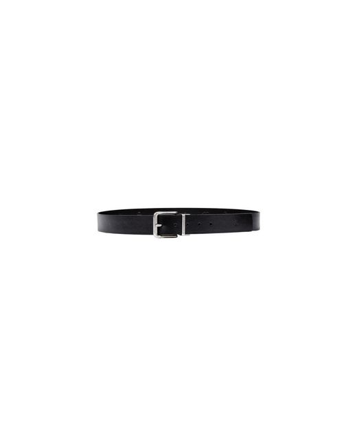 Calvin Klein Black Leather Belt for men