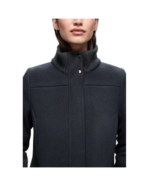 Street One Blue Polyester Coat