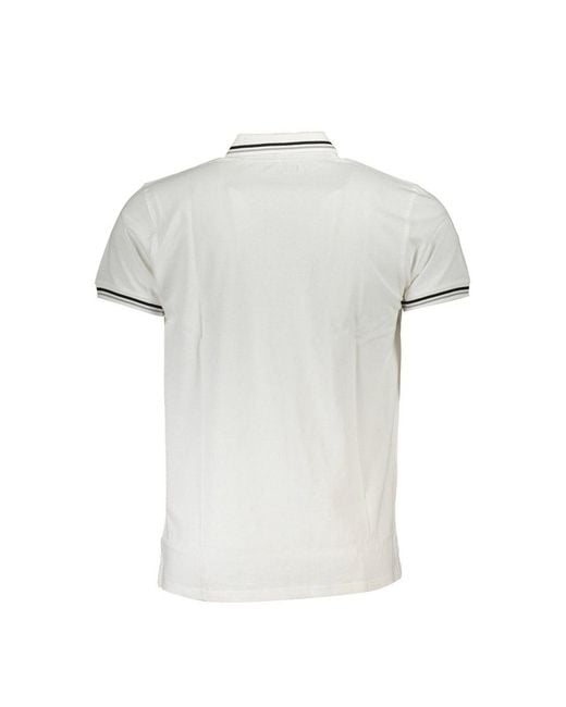 Roberto Cavalli White Cotton Polo Shirt for men