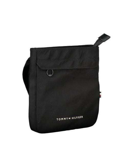 Tommy Hilfiger Black Polyester Shoulder Bag for men