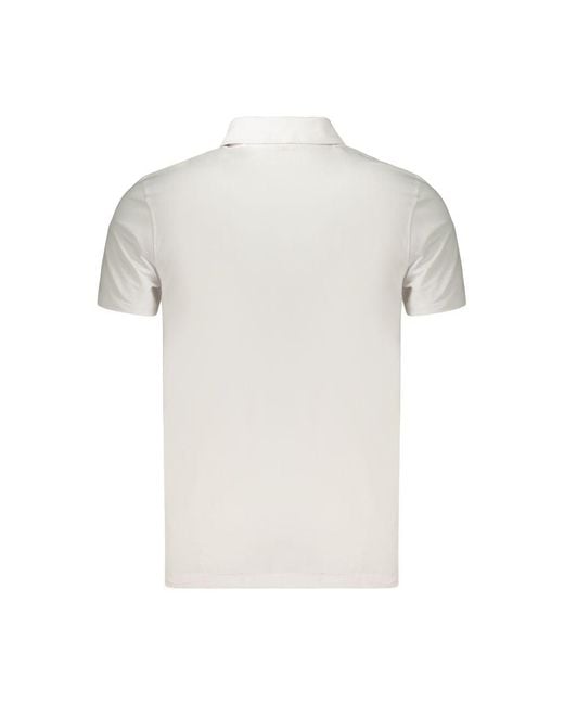 Guess White Bianco Cotton Men Polo for men