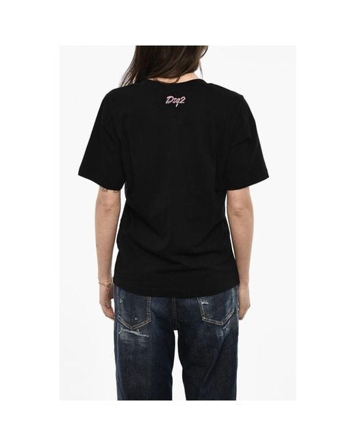 DSquared² Black Easy Fit Crew