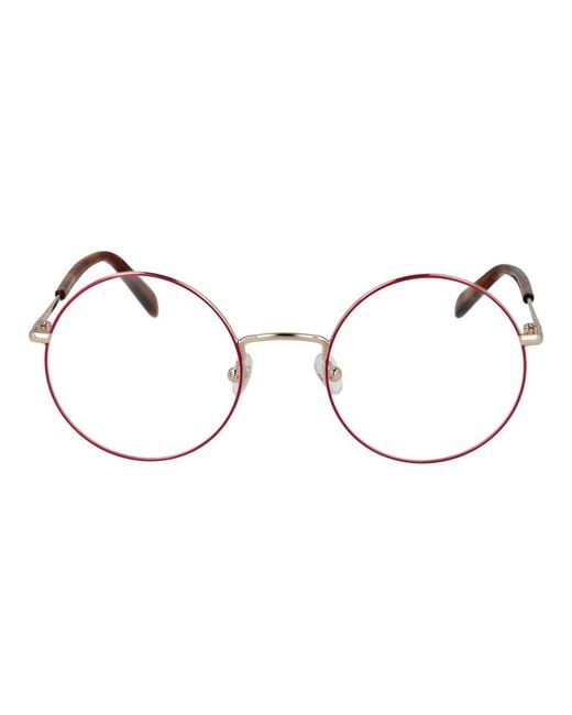 Emilio Pucci Metallic Purple Metal Glasses (frames)