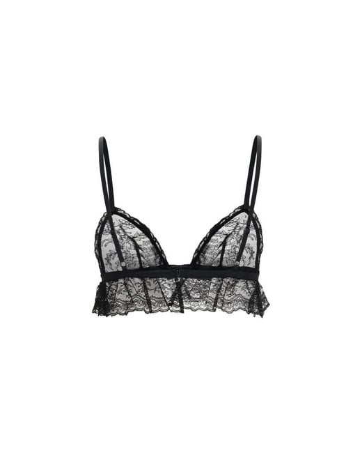 Dolce & Gabbana Black Cotton Bra