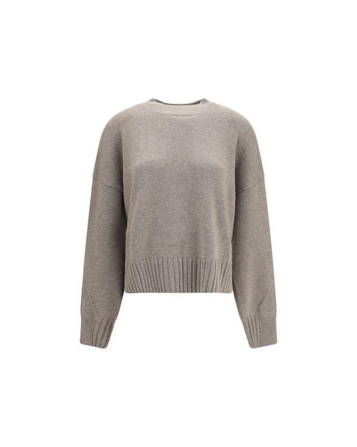 Malo Gray Beige Cashmere Sweater