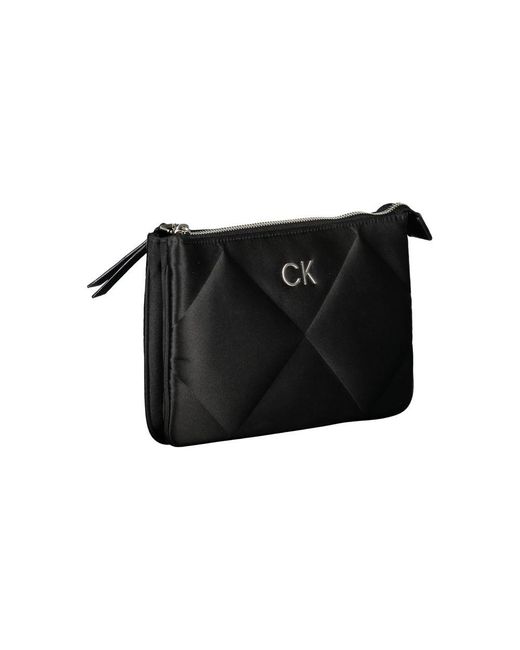 Calvin Klein Black Polyester Shoulder Bag