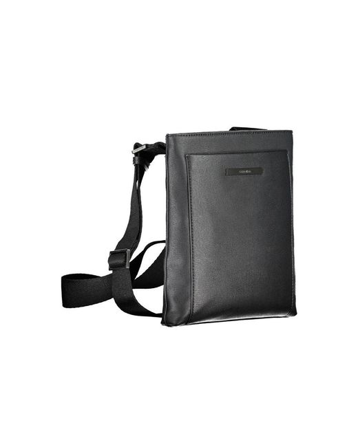 Calvin Klein Black Eco-Conscious Shoulder Bag With Logo for men