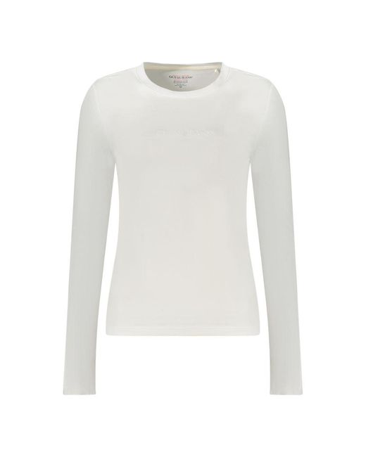 Guess White Cotton T