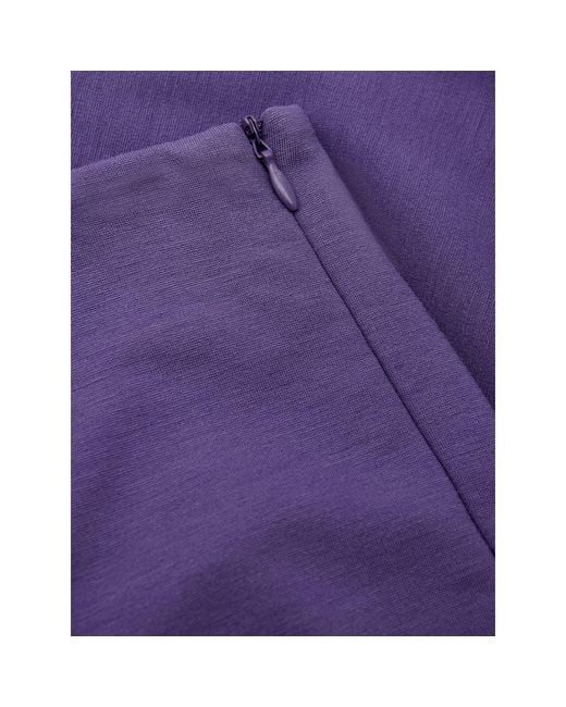 Lardini Purple Viscose Jeans & Pant