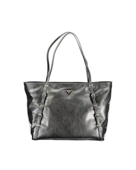 Guess Black Polyurethane Handbag