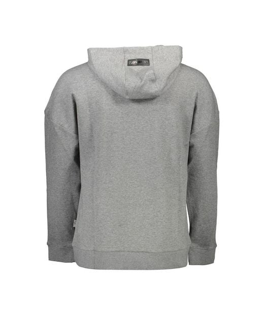 Philipp Plein Gray Cotton Sweatshirt for men