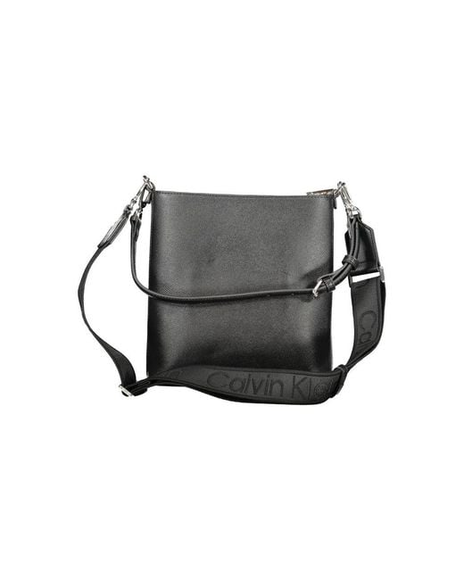 Calvin Klein Black Polyester Shoulder Bag