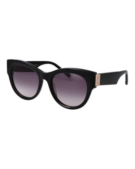 Ted Baker Black Acetate Sunglasses