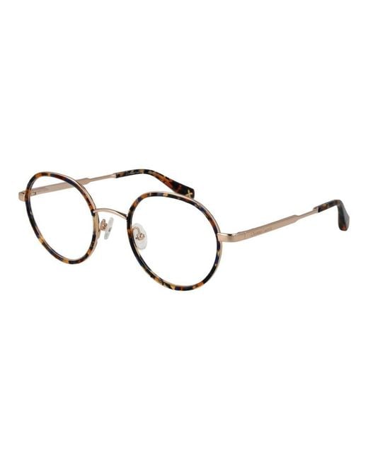 Christian Lacroix Metallic Gold Metal & Plastic Glasses (frames)