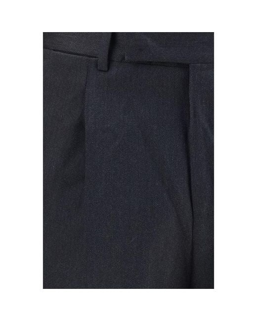 PT Torino Blue Gray Wool Oves Aries Casual Pants for men