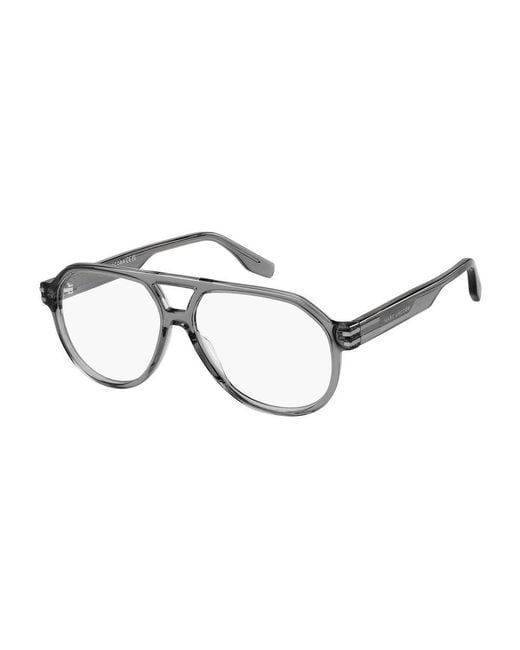 Marc Jacobs Metallic Gray Acetate Glasses (frames) for men