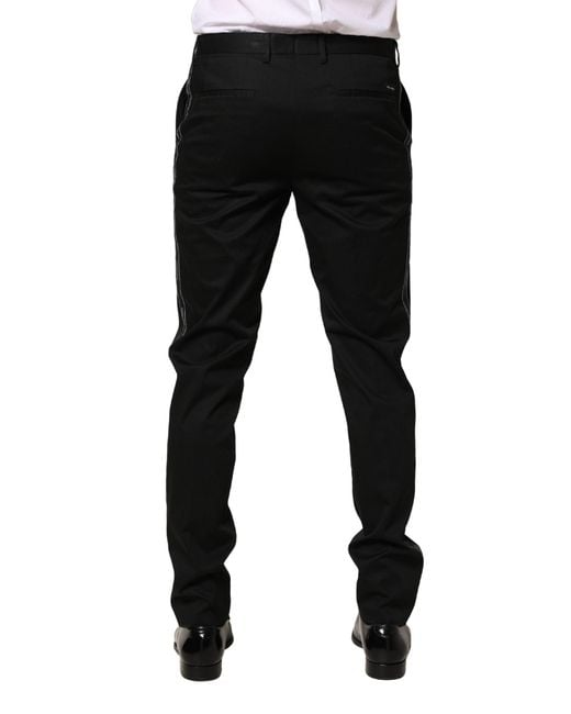 Dolce & Gabbana Black Suit Trousers for men