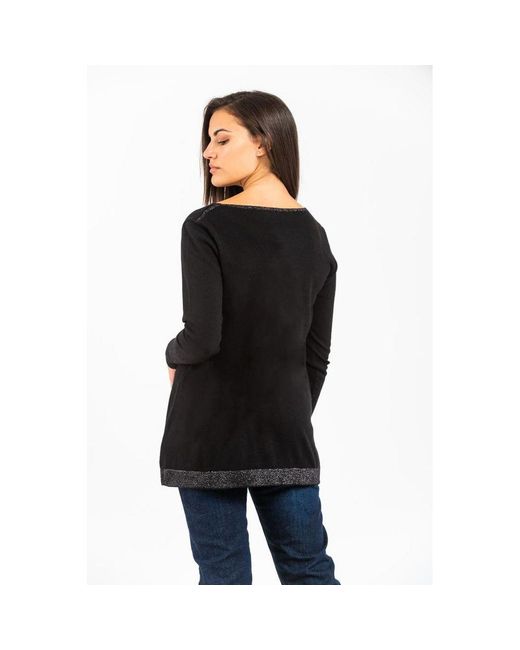 Gas Black Cotton Sweatshirt