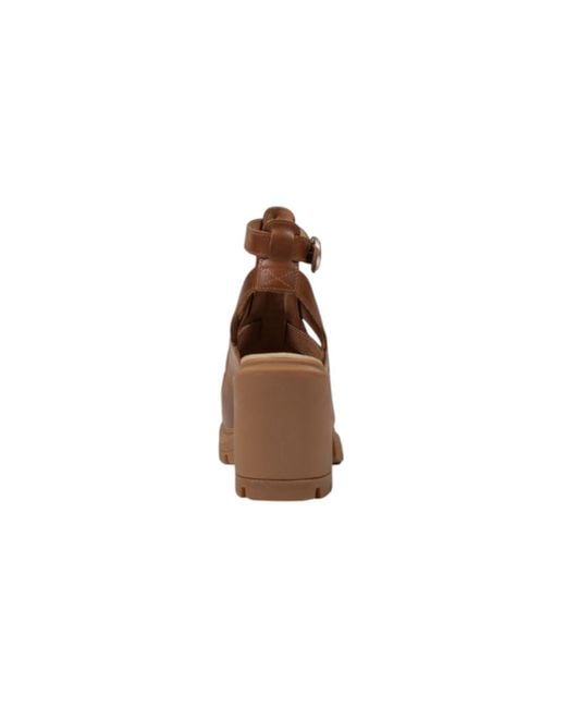 Timberland Brown Beige Leather Strap