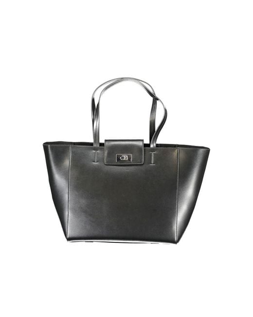 Calvin Klein Black Recycled Polyester Handbag