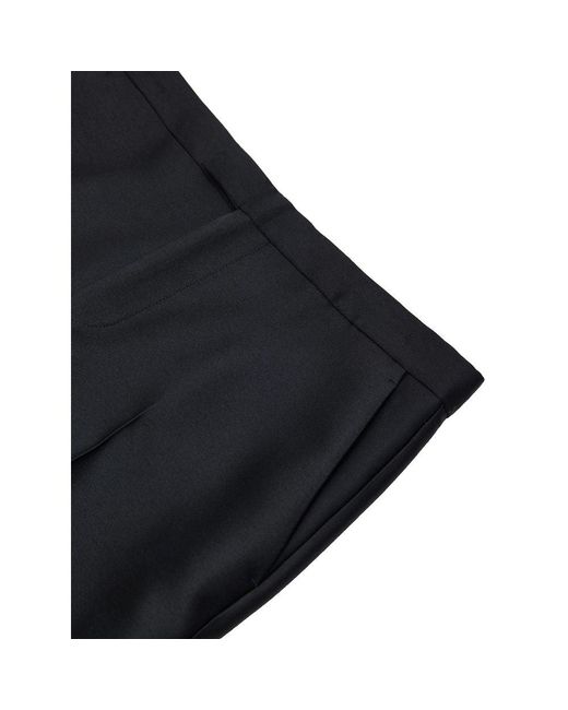 Gucci Blue Black Cotton Casual Pants