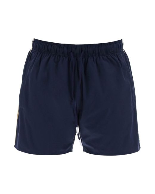 Boss Blue "seaside Bermuda Shorts With Tr for men