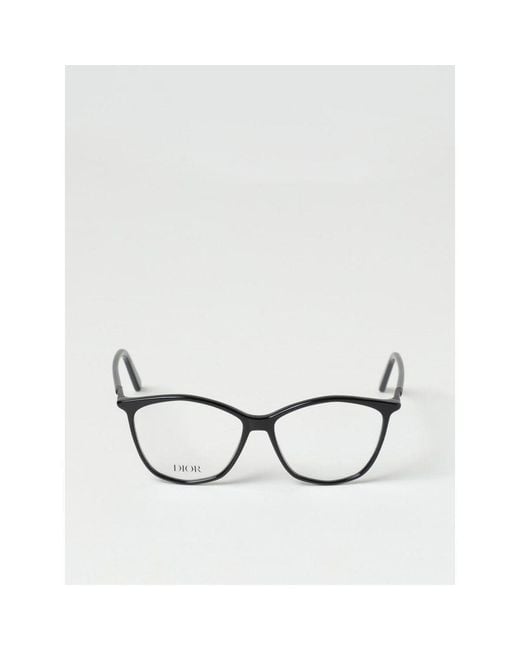 Dior White Black Plastic Glasses (frames)