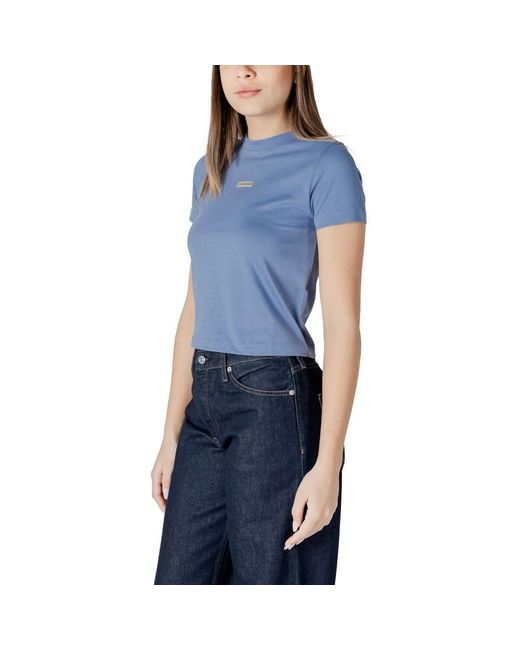 Calvin Klein Blue Recycled Cotton Sportswear