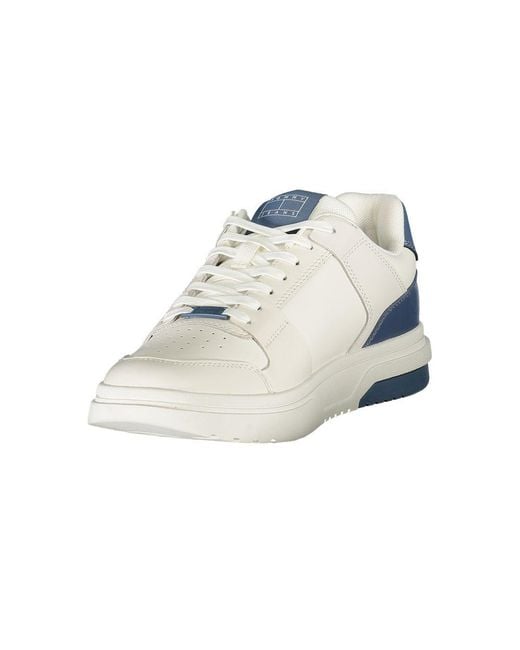 Tommy Hilfiger White Leather Sneaker for men