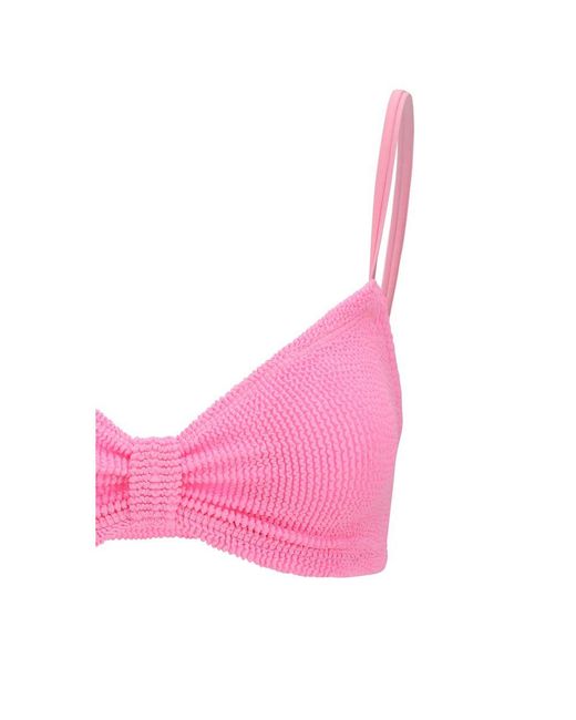Hunza G Pink Multicolor Polyamide Bikini