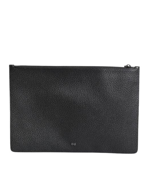 Dolce & Gabbana Black Clutches for men