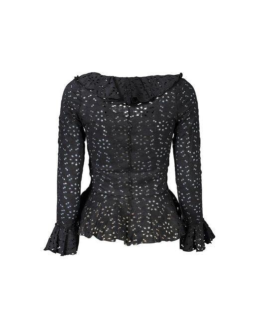 Desigual Black Cotton Shirt