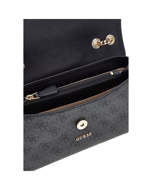 Guess Black Gray Polyethylene Handbag