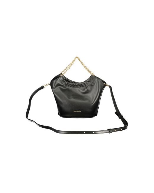 Coccinelle Gray Leather Handbag
