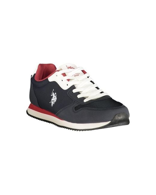 U.S. POLO ASSN. Blue Polyurethane Men's Sneaker for men