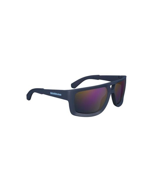 Calvin Klein Sunglasses Rectangular Frame in Purple for Men | Lyst UK