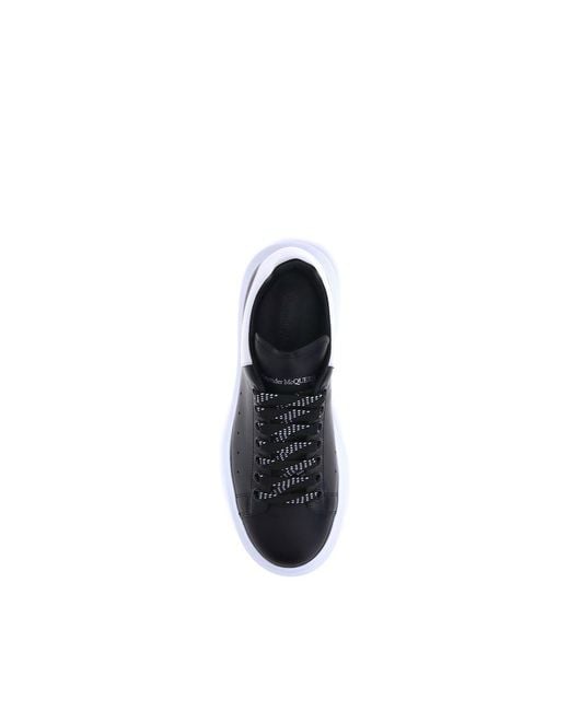 McQueen Blue Leather Sneakers for men