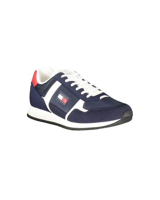 Tommy Hilfiger Blue Polyester Sneaker for men