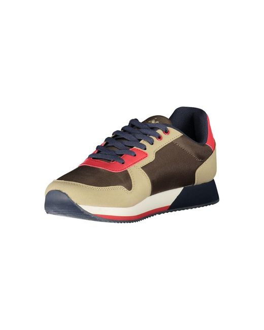 U.S. POLO ASSN. Multicolor Brown Polyester Sneaker for men