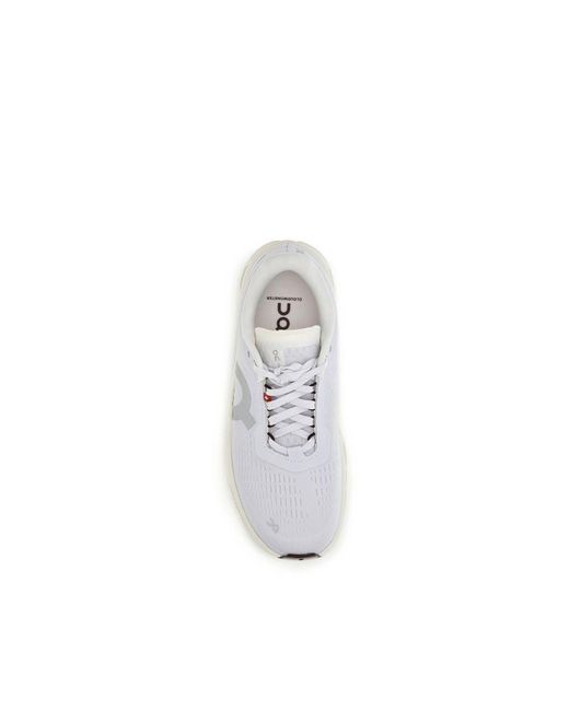 On Shoes White Purple Recycled Polyester Athletic Sneakers