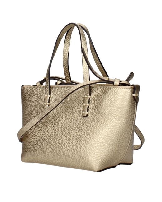 Fendi Natural Gold Leather Handbags
