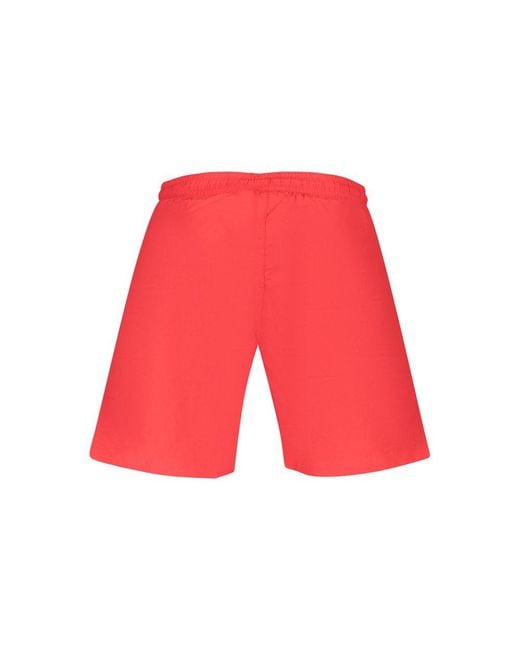 Fila Red Rosso Poliestere Uomo Swim Shorts for men