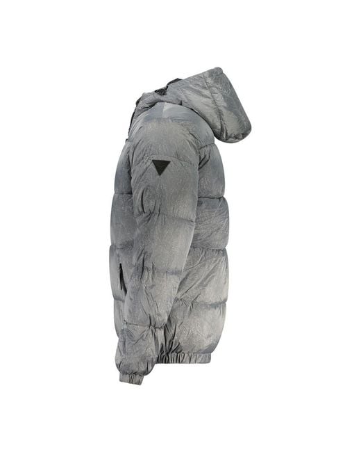 Guess Gray Winter Jackets for men