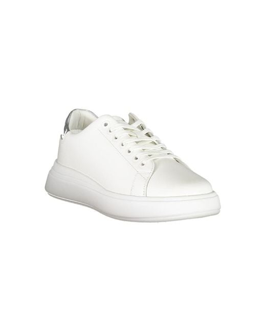 Calvin Klein White Zena Platform Sneaker Kw0Kw00326