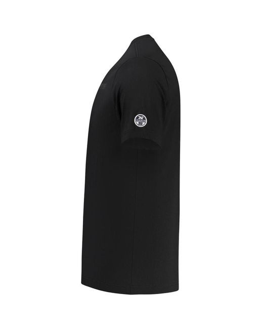 North Sails Black Cotton Men T for men